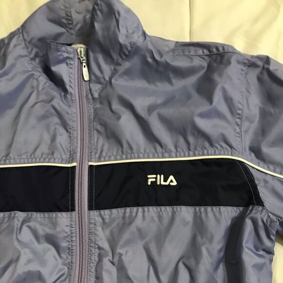 Fila Zip Up Windbreaker Periwinkle - Picture 3 of 8